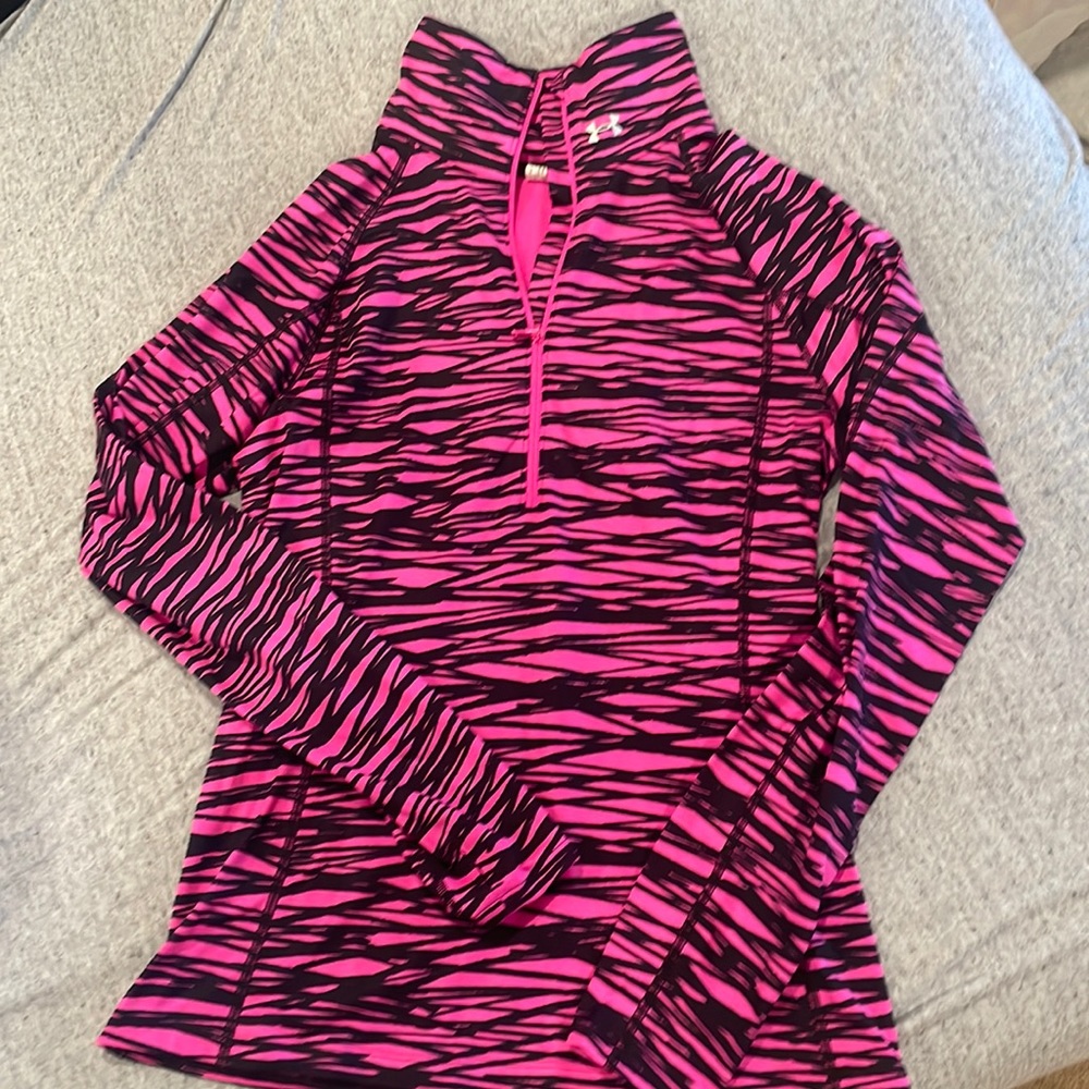 Ladies size small 3/4 zip Under Armour